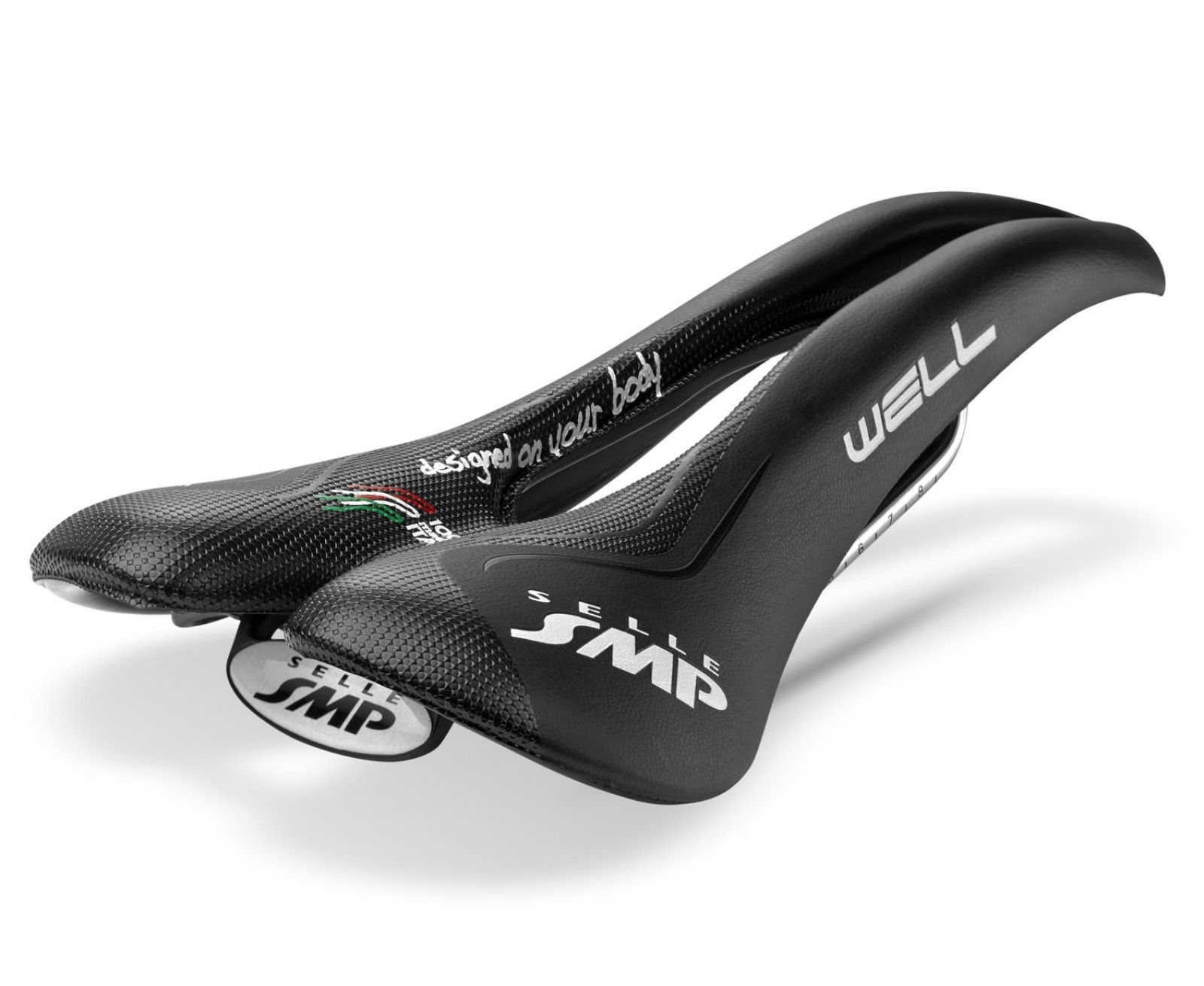Black Made in Italy Selle SMP TRK GEL MEDIUM Saddle
