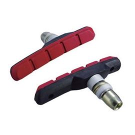 Колодки гальмівні Alligator VB-610-BR 72 мм для V-Brake чорний/червоний, Колір: Червоний