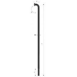 Спиця Pillar P14 294 мм чорний, Довжина спиці: 294 мм