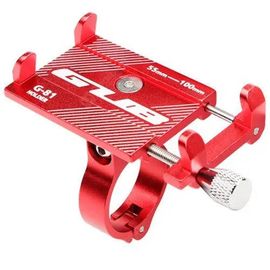 Тримач гаджета GUB G-81 на кермо алюмінієвий, червоний