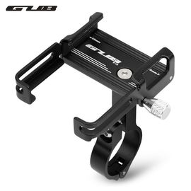 Держатель гаджета GUB P 10 на руль алюминиевый чёрный