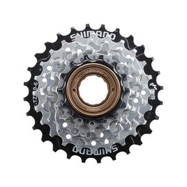 Звезды задние с трещеткой Shimano MF-TZ510-6, 14-28, сереб, 6-зв.