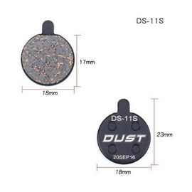 Колодки гальмівні напівметал disc DUST DS-11S Alhonga, ZOOM DB250/350/450/550