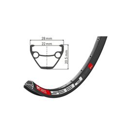 Обід DT SWISS 533d 26" Disc MTB Rim - 32 Holes - black