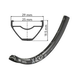 Обід DT SWISS X 432 29x25 DISK BRAKE 32отв.