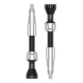 Ніпель для безкамерки Lezyne CNC TLR VALVE 44MM - SILVER, Колір: Сріблястий