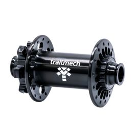 Втулка передняя Trailmech XCR, Boost 110x15 TA, ISO, J-bend, 32h, Черная