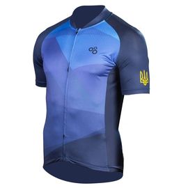 Веломайка з коротким рукавом ONRIDE Crystal, синій, Колір: Синій, Розмір: XL