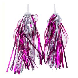 Кольорові стрічки (дощик) в ручку керма ONRIDE Shine 50 (фіолетовий/сріблястий), Колір: Фіолетовий