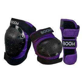 Комплект захисту Boom Classic Tripple Purple, Колір: Пурпуровий, Розмір: M