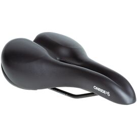 Сідло ONRIDE Hush, гелеві вставки, рамки cталь, чорне, 268 х 174 мм