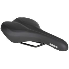 Сідло ONRIDE Stay, Memory Foam, рамки cталь, чорне, 278 х 175 мм