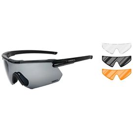 Окуляри ONRIDE Force ANSI Z87.1 з лінзою димчаста кат 3 (17%), змінні лінзи: прозора кат 0 (100%), помаранчева кат 1 (80%), оправа TR90