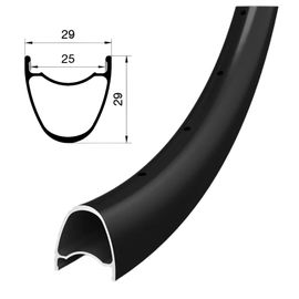 Обід велосипедний 28'' Remerx S-DISC RX 5025 622x25, чорний анодований/28 отв., FV