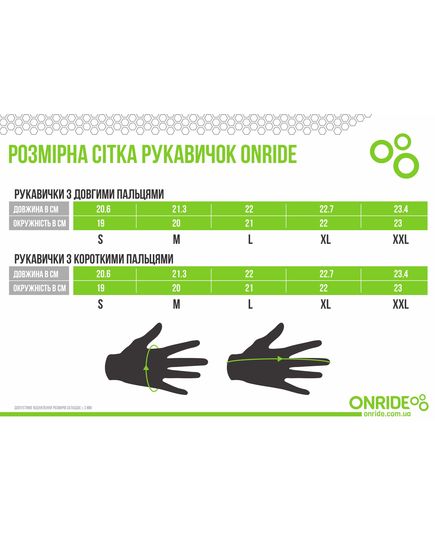 Рукавички ONRIDE Pleasure 20 чорний/сірий, Розмір: M, зображення 2