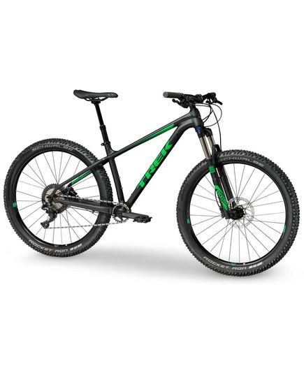 Велосипед Trek-2018 Roscoe 9 чорний/зелений, Розмір рами: 17.5", зображення 2