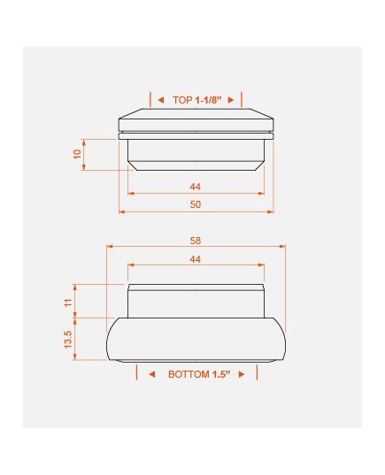 Рульова колонка FireEye IRIS-B415 конус - прямий