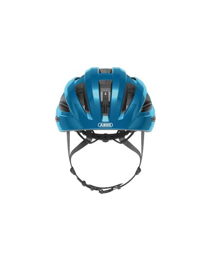 Велошлем спортивный ABUS MACATOR Steel Blue, Цвет: Синий, Размер шлема: L (58-62 см)