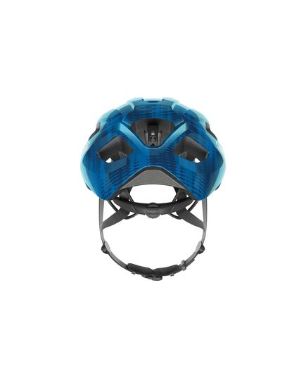 Велошлем спортивный ABUS MACATOR Steel Blue, Цвет: Синий, Размер шлема: L (58-62 см), изображение 2