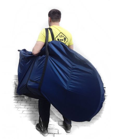 Чохол велосипедний ONRIDE 26˝/27,5˝/29˝ з ручками чорний, зображення 3