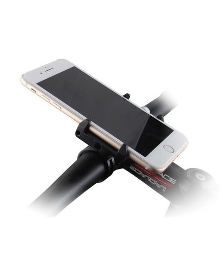 Держатель гаджета GUB G-85 на руль/вынос алюминиевый, чёрный, изображение 3