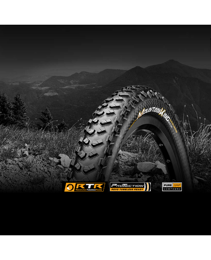 Покрышка Continental Mountain King, 29 x 2.30, черная, не складная skin, изображение 2