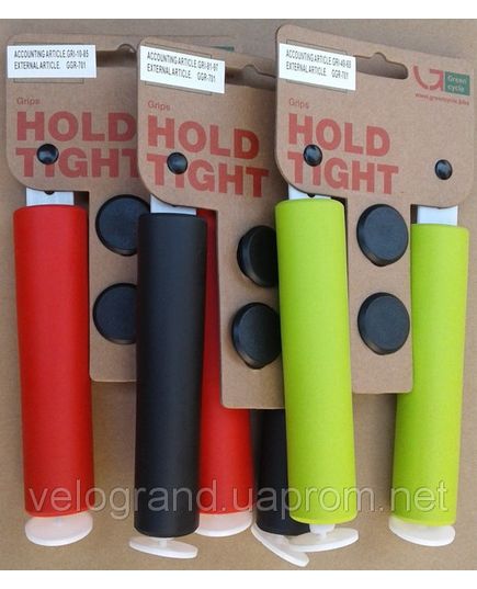 Грипсы Green Cycle GC-SGR001 130mm вспененный силикон, черные, изображение 2