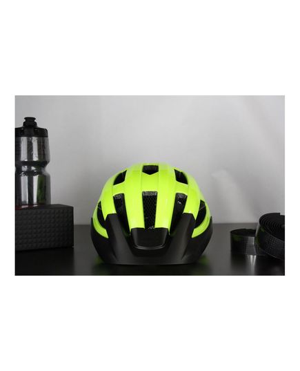 Велошолом спортивний ABUS MACATOR Signal Yellow, Колір: Жовтий, Розмір шолома: L (58-62 см), зображення 6