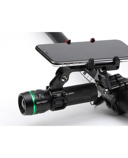 Тримач світла GUB пластиковий з гумовим ремінцем чорний, зображення 3