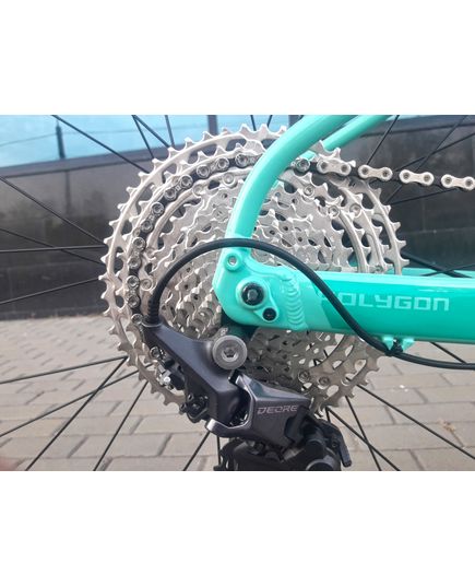 Велосипед Polygon Xtrada 7 жовтий/блакитний (2021), Размер рамы: XL, Диаметр колеса: 29", изображение 7