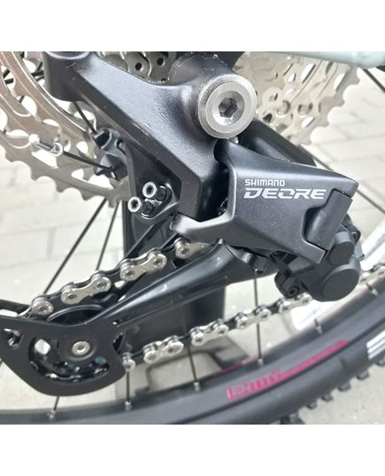 Велосипед Polygon Siskiu D7 чорний/блакитний, Размер рамы: XL, Диаметр колеса: 29", изображение 9