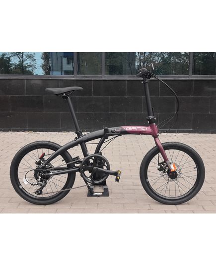 Велосипед Polygon Urbano 3 2021 чёрный/фиолетовый, изображение 7