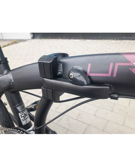 Велосипед Polygon Urbano 3 2021 чёрный/фиолетовый, изображение 9