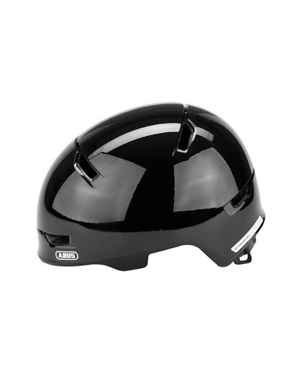 Велошлем детский ABUS SCRAPER 3.0 KID Shiny Black, Цвет: Черный, Размер шлема: S (51-55 см), изображение 3