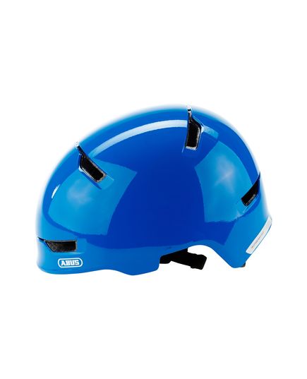 Велошолом дитячий ABUS SCRAPER 3.0 KID Shiny Blue, Колір: Синій, Розмір шолома: S (51-55 см), зображення 3