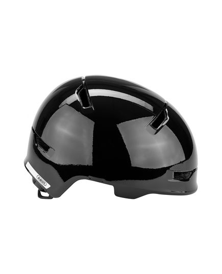 Велошлем детский ABUS SCRAPER 3.0 KID Shiny Black, Цвет: Черный, Размер шлема: S (51-55 см), изображение 4
