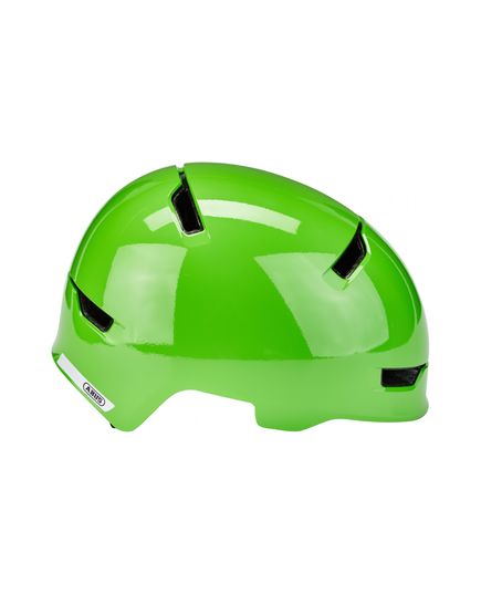 Велошлем детский ABUS SCRAPER 3.0 KID Shiny Green, Цвет: Зеленый, Размер шлема: S (51-55 см), изображение 4