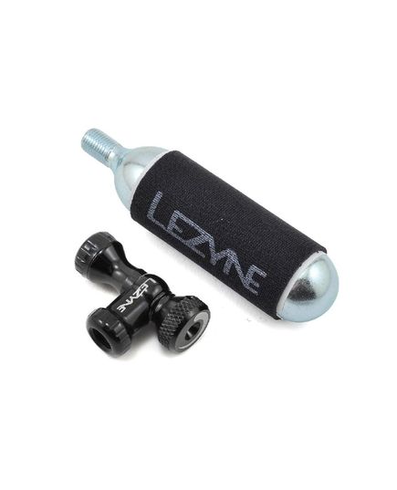 Насос Lezyne CONTROL DRIVE CO2 з 16г балоном Чорний Y13, зображення 2