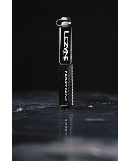 Ручний насос Lezyne POCKET DRIVE Чорний 160psi Y13, Колір: Чорний, зображення 4