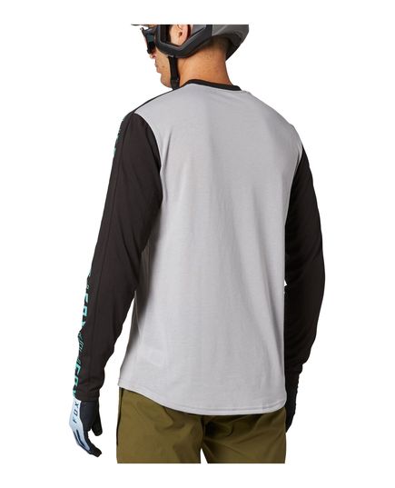 Вело джерси FOX RANGER DR LS JERSEY, Цвет: Серый, Размер: XXL, изображение 2