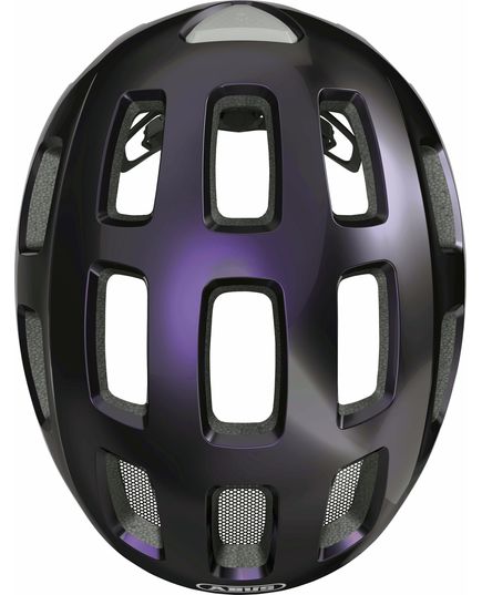 Велошлем детский ABUS YOUN-I 2.0 Black Violet, Цвет: Фиолетовый, Размер шлема: M (52-57 cм), изображение 4