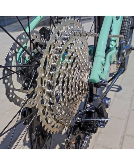 Велосипед Polygon Xtrada 6 black green, Розмір рами: S, Діаметр колеса: 27.5", зображення 6