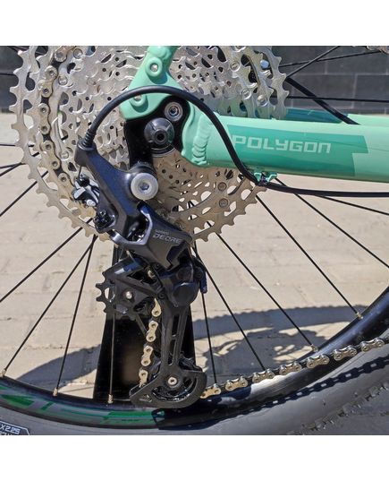 Велосипед Polygon Xtrada 6 black green, Розмір рами: S, Діаметр колеса: 27.5", зображення 5