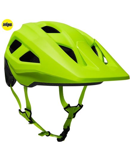 Шлем FOX MAINFRAME MIPS HELMET Flo Yellow, Колір: Жовтий, Розмір шолома: S (51-55 см), зображення 2