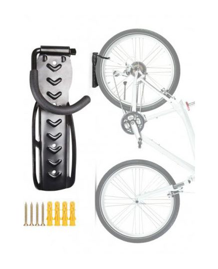 Тримач велосипеда Longus WALL, на стіну за переднє колесо, зображення 2
