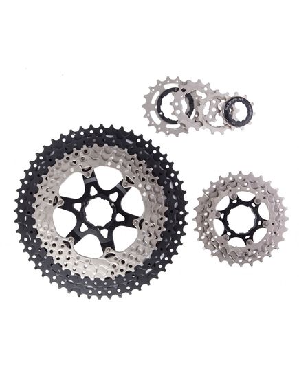 Кассета 12-к 11-52T SUNSHINE CS-HR12-52 черный на 2-м алюм. пауке, изображение 2