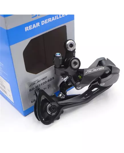 Перемикач задній Shimano RD-M3100-SGS ALIVIO SHADOW 9-швидк, довгий важіль, зображення 2