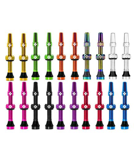 Вентилі для безкамерних коліс MUC-OFF TUBELESS 44mm золоті, Колір: Золотистий, зображення 2