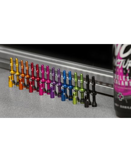 Вентилі для безкамерних коліс MUC-OFF TUBELESS 44mm рожеві, Колір: Рожевий, зображення 5