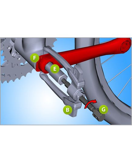 Посилений набір інструментів Unior Tools для зняття шатунів та встановлення кареток Campagnolo, зображення 2